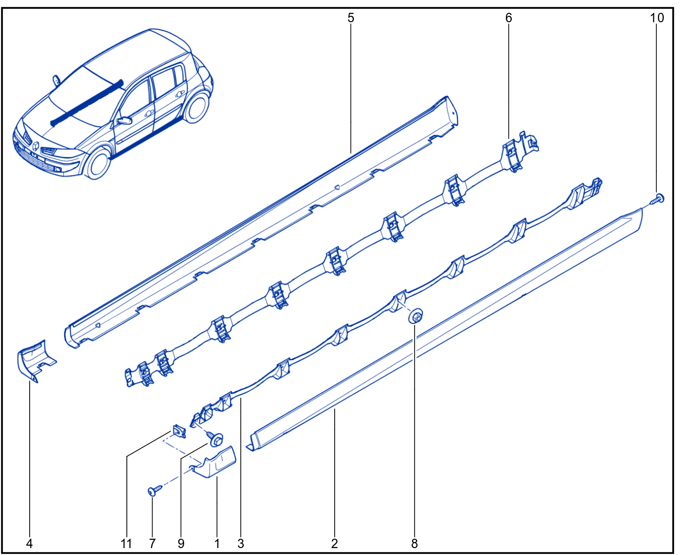 Aerodynamic Component - Side Step - 01011343