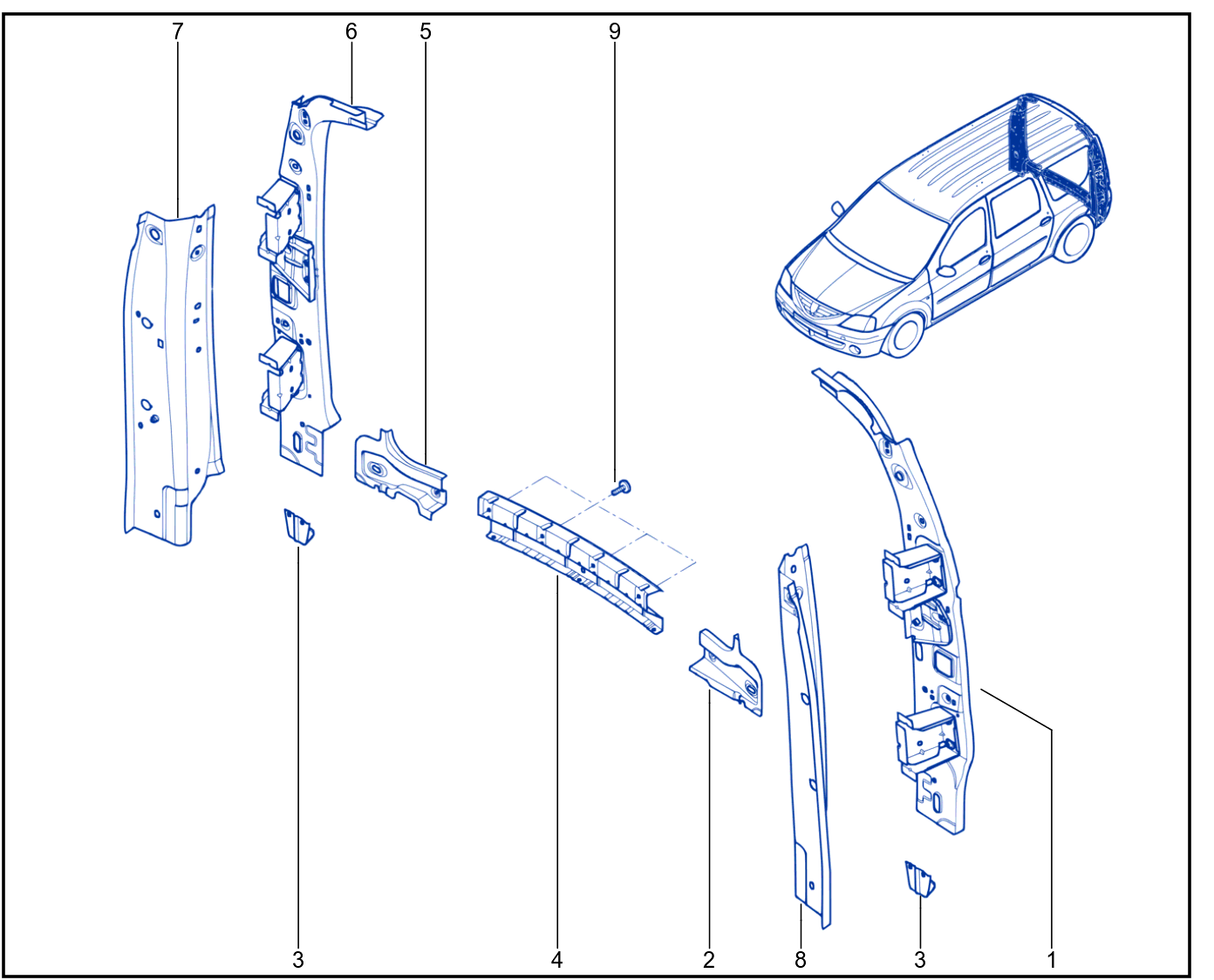 Rear End Panel - 01011369