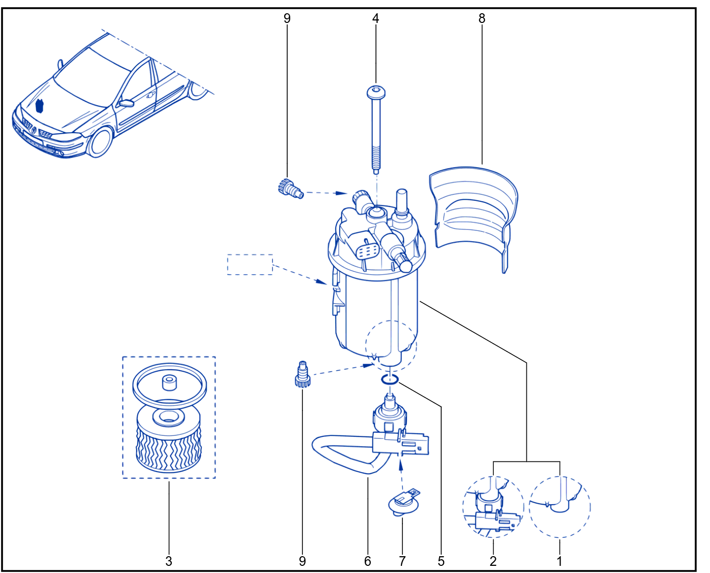 Fuel Filter - 01011636