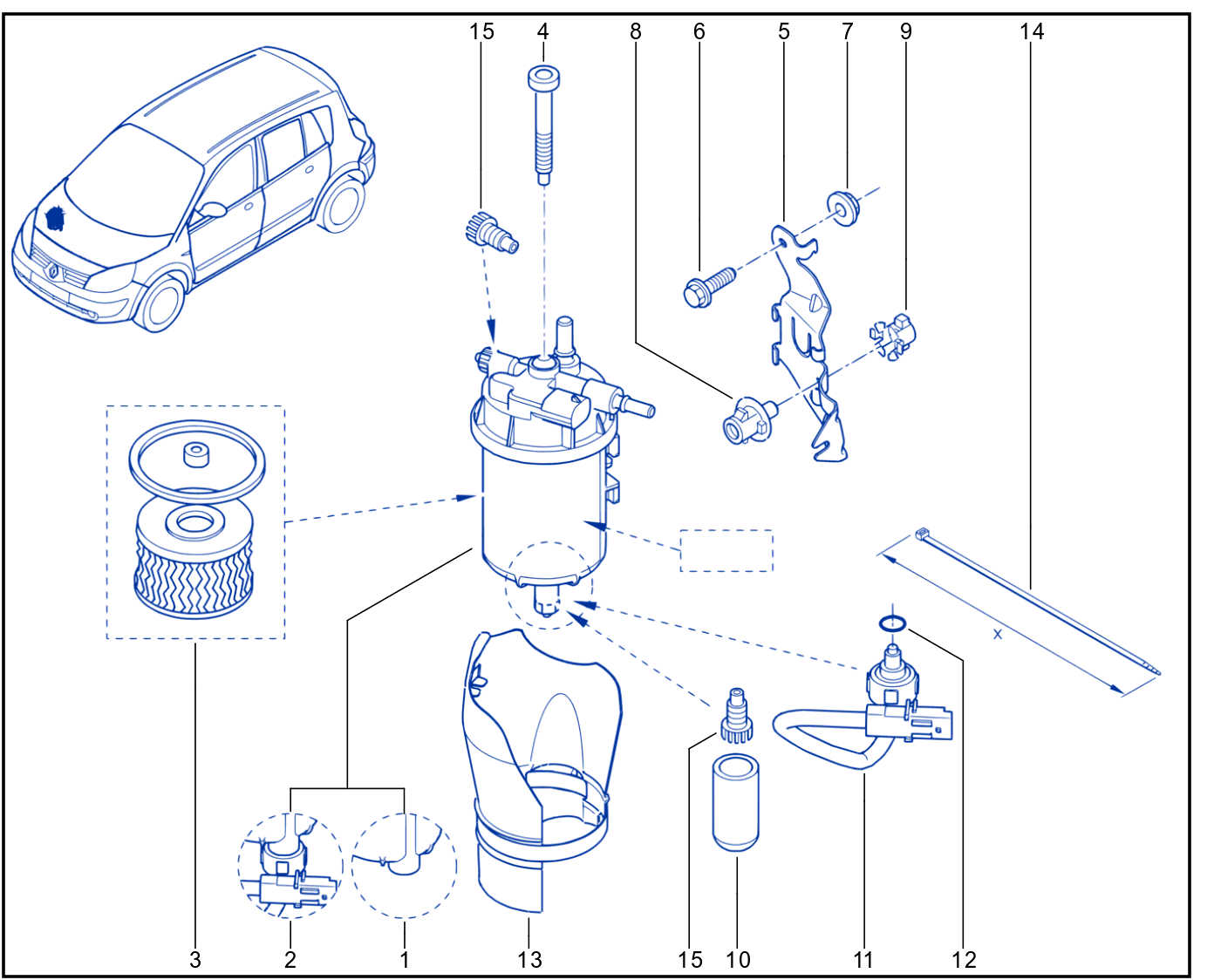 Fuel Filter - 01011643