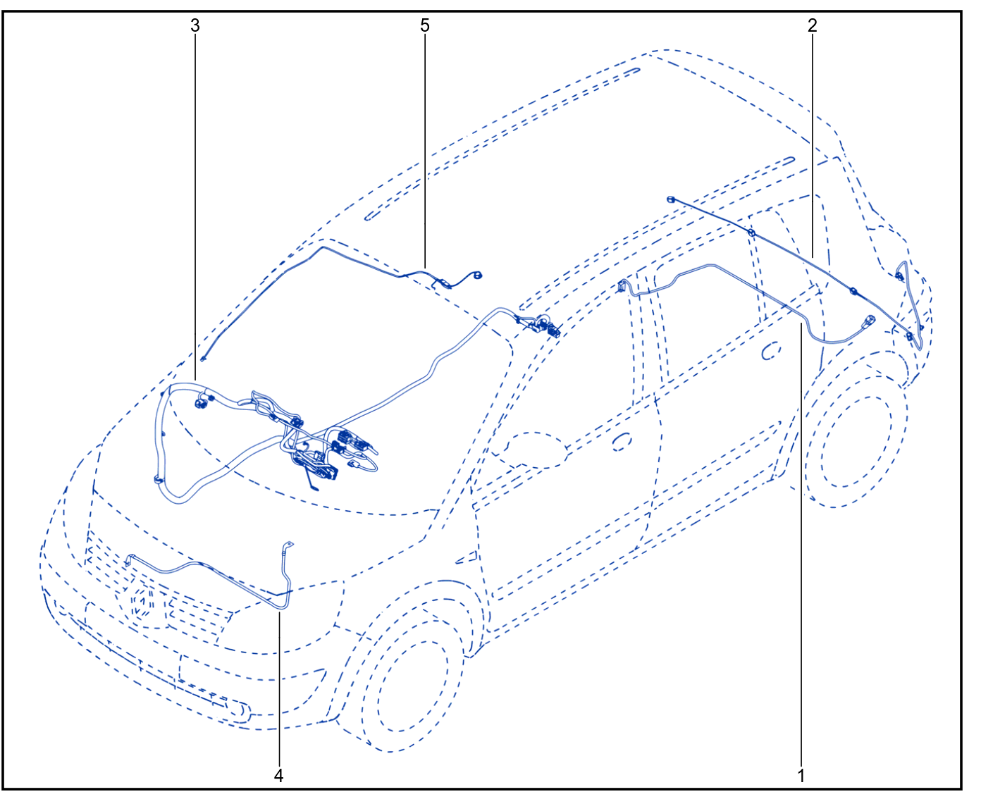 Wiring - Front End Panel Components - 01011665