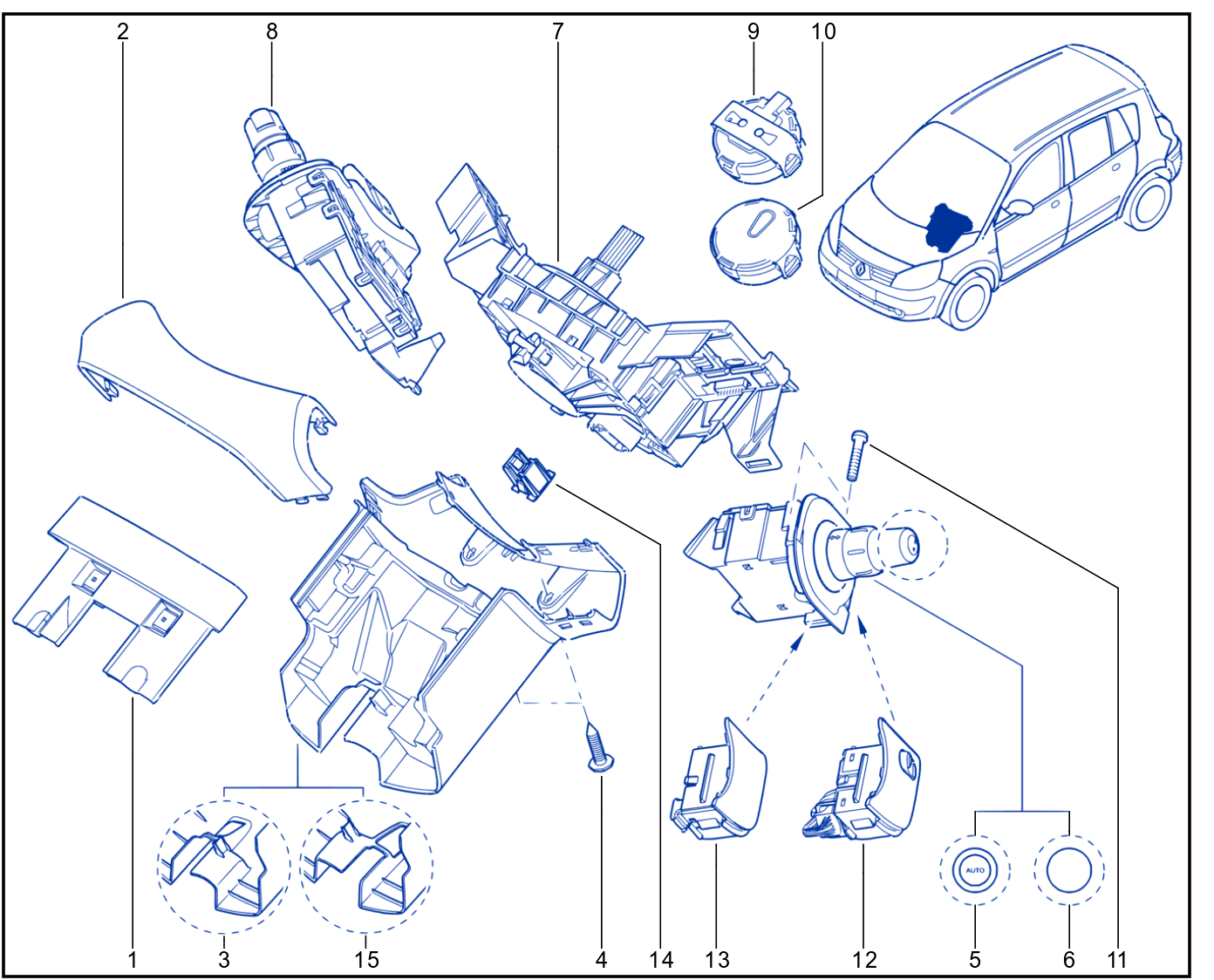 Steering Wheel Control - 01011744