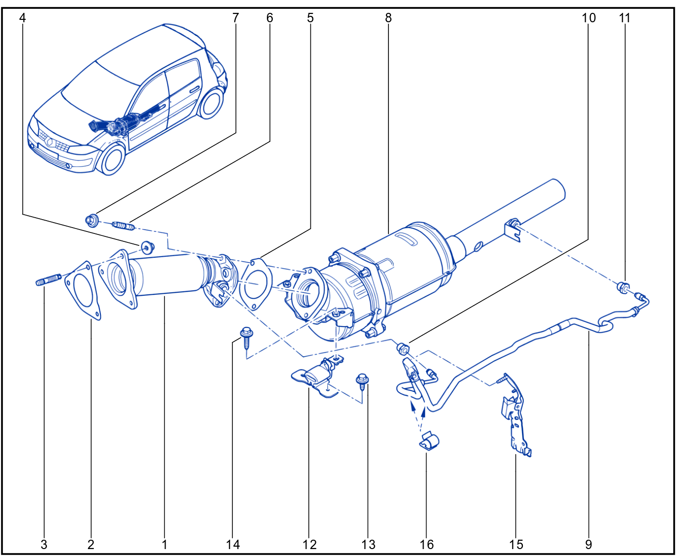 Exhaust Pipe - 01011942