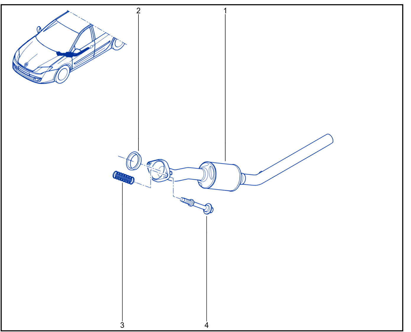 Exhaust Pipe - 01012173