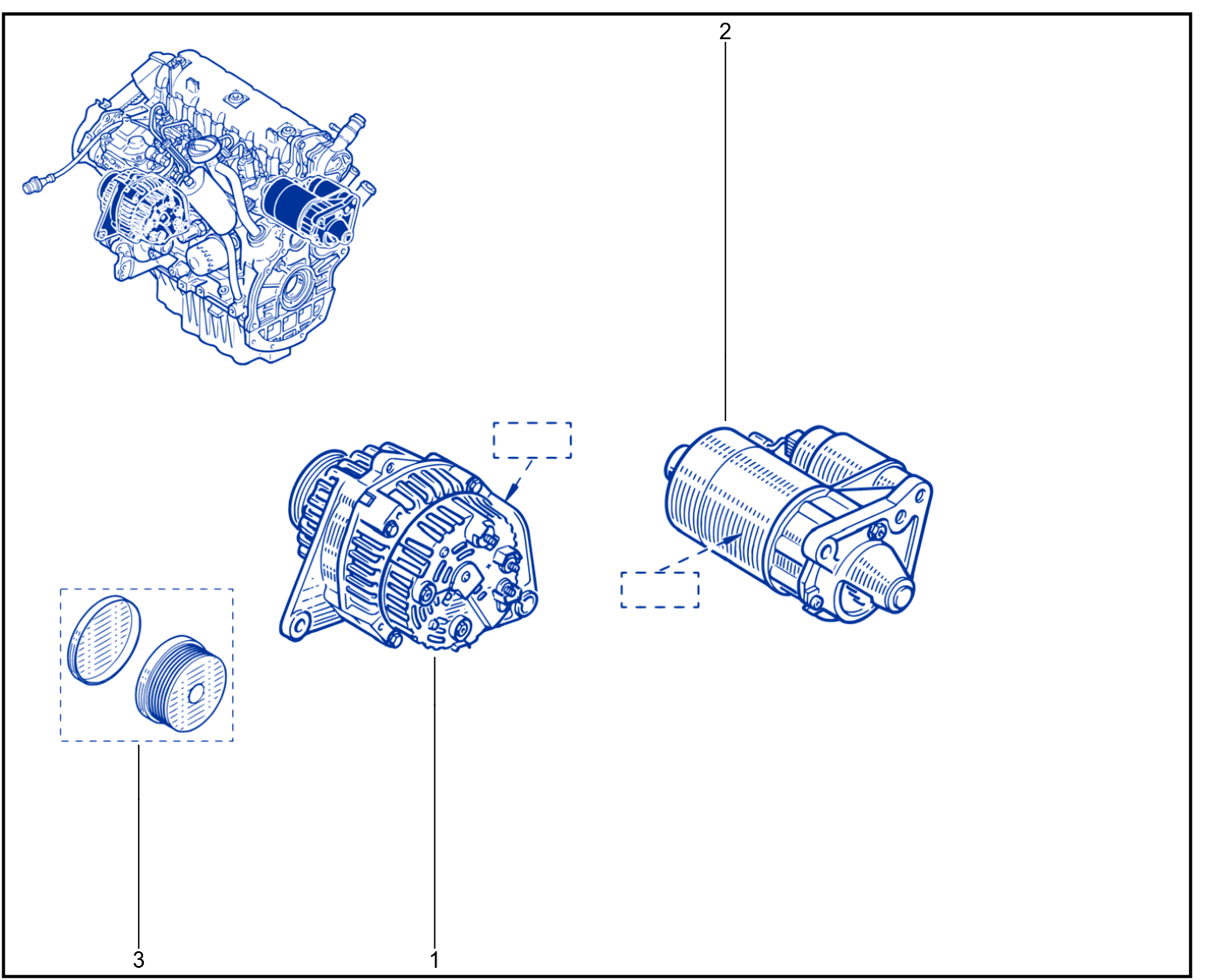 Starter Motor - 01012387