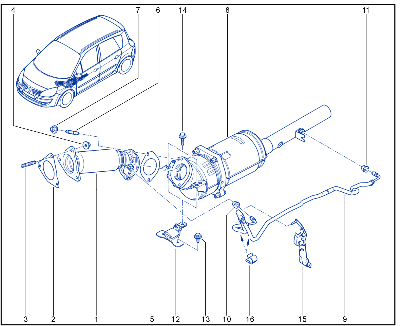 Exhaust Pipe - 01012970