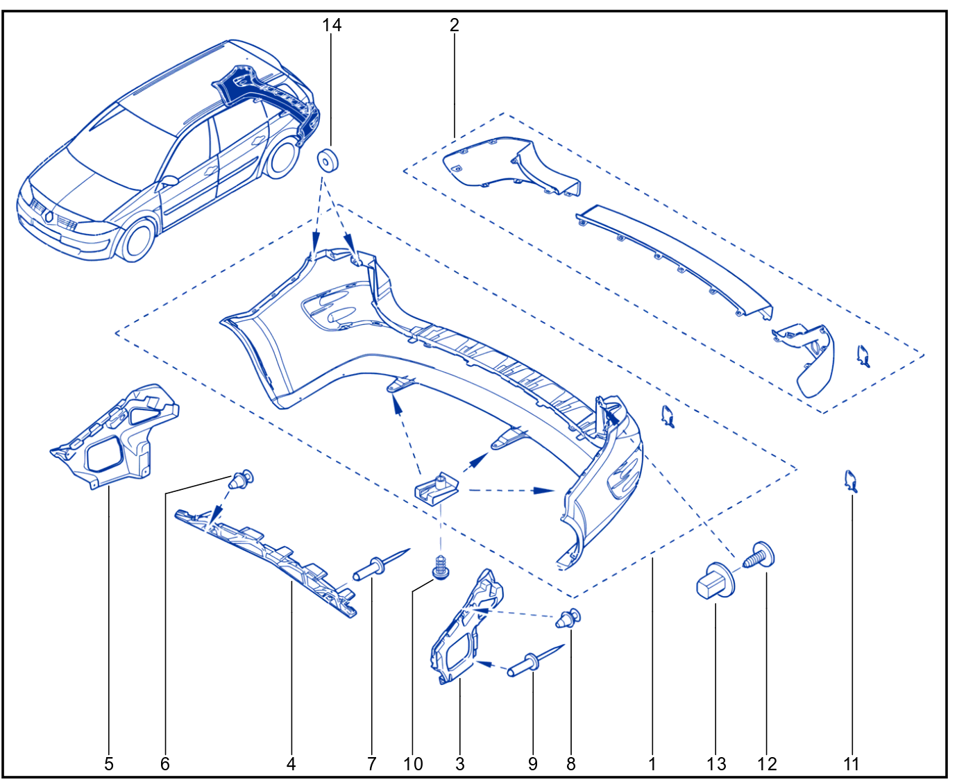 Rear Bumper - 01013028