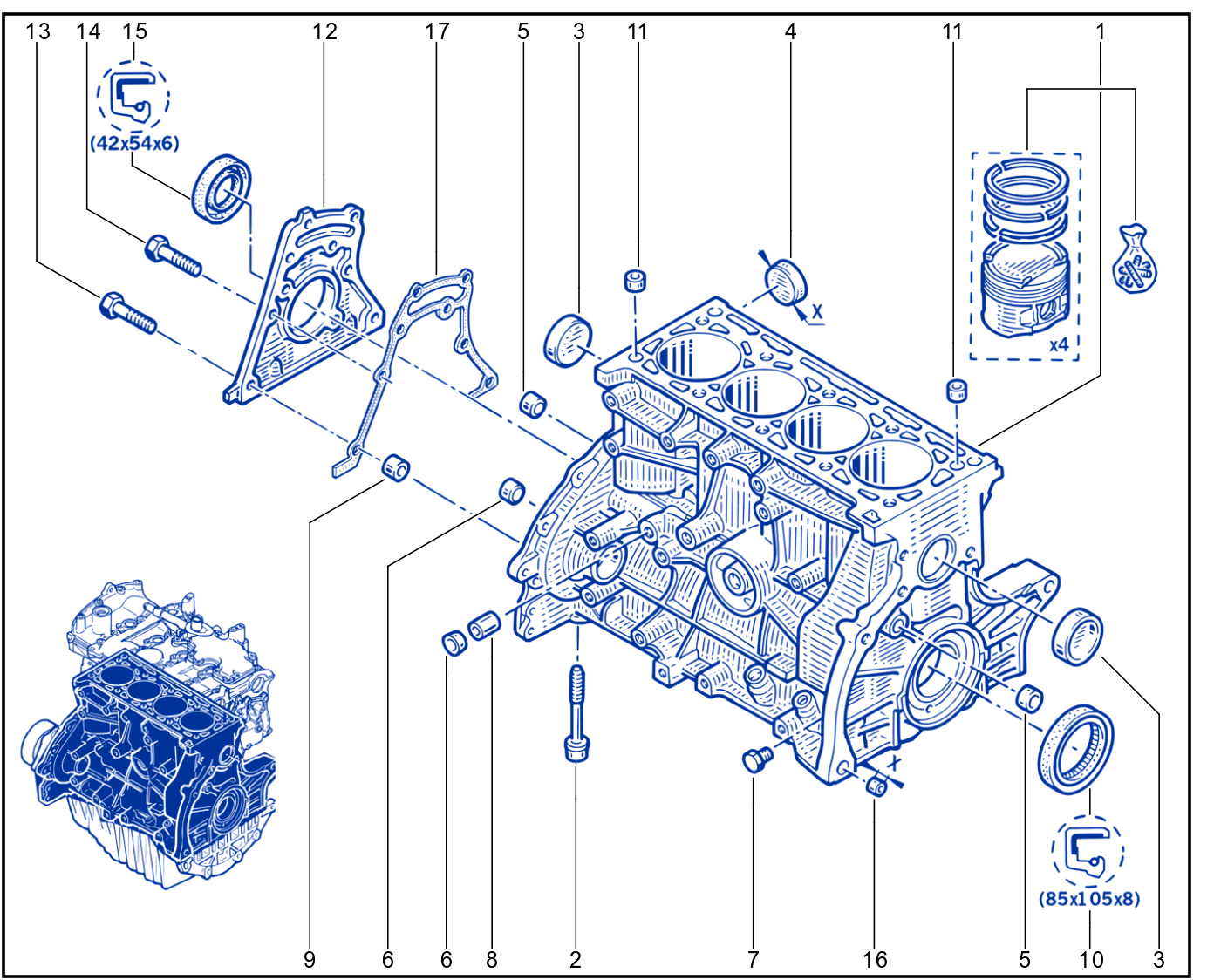 Cylinder Block - 01013694
