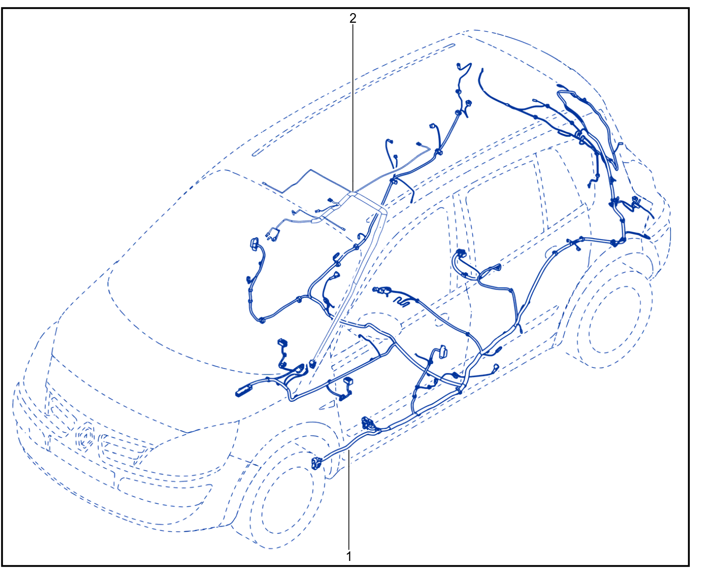 Wiring - Passenger Compartment Components - 01013784