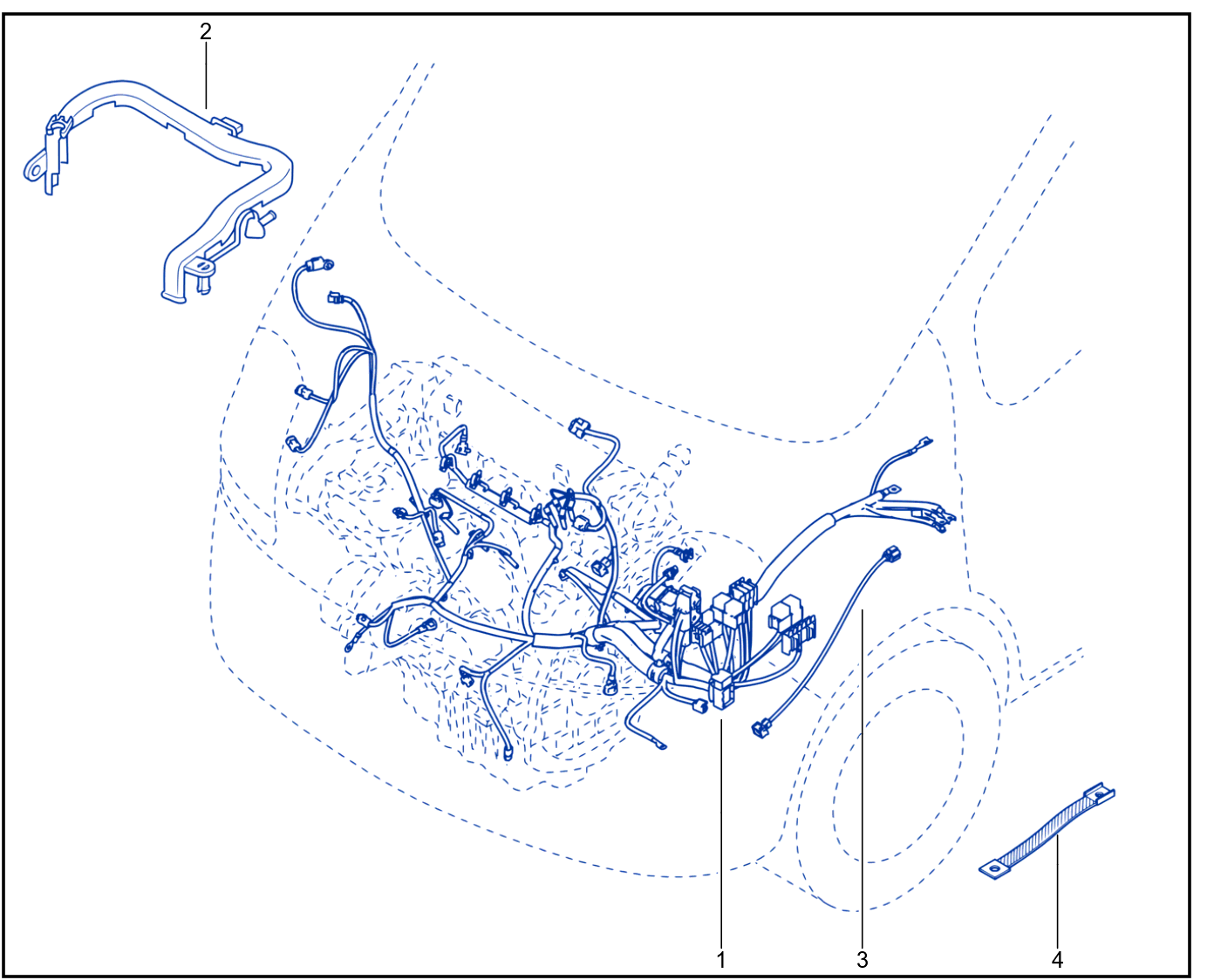 Wiring - Engine Components - 01013810