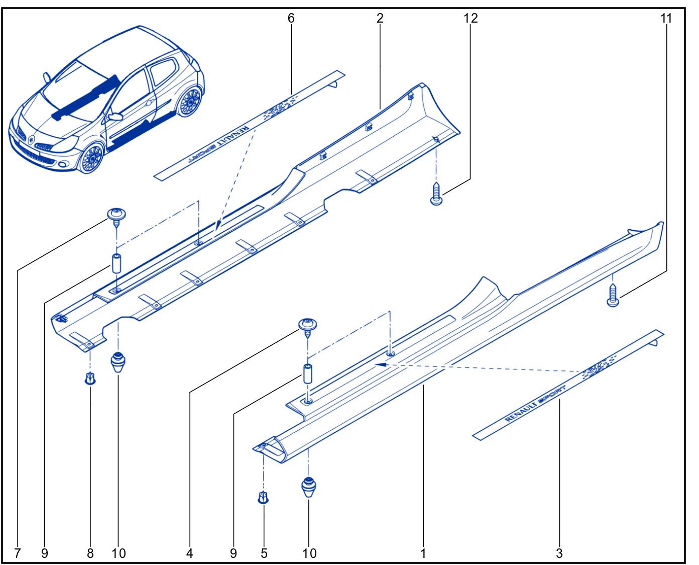 Aerodynamic Component - Side Step - 01014014