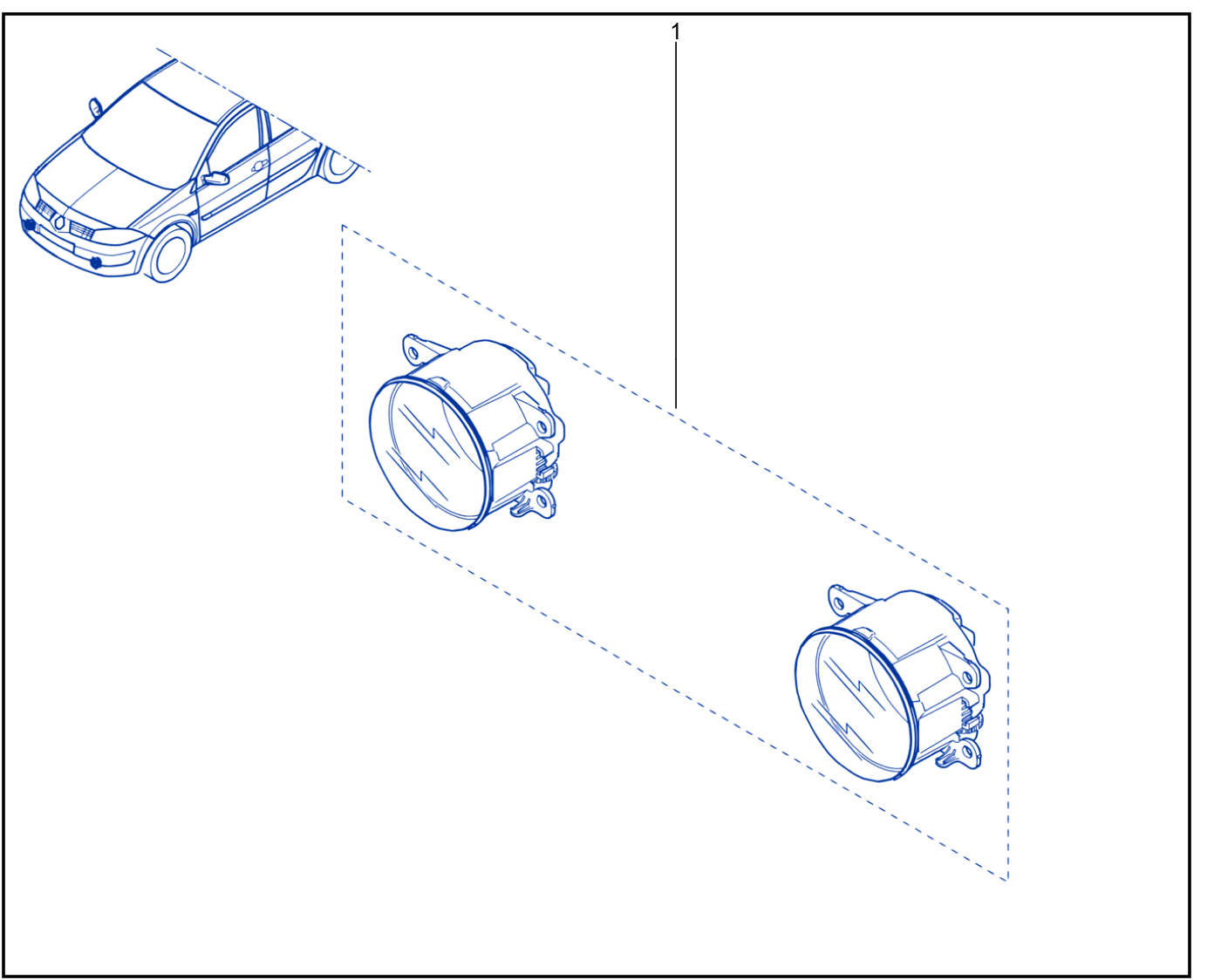 Additional Headlight - 01014046