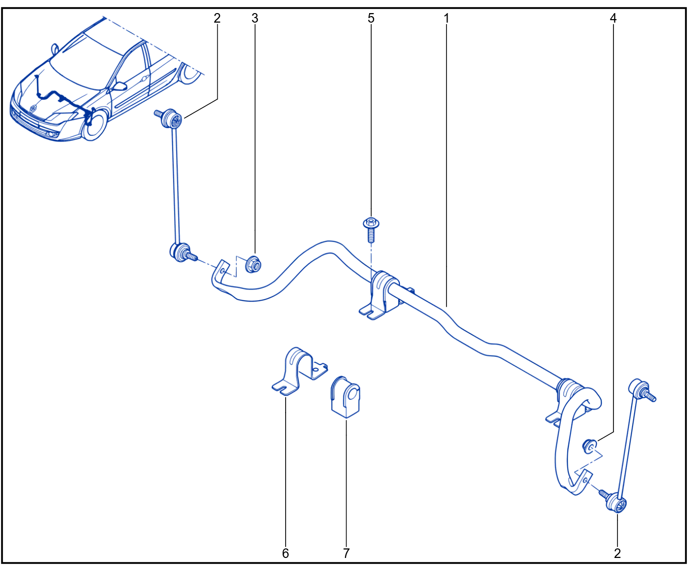 Front Anti-Roll Bar - 01014100