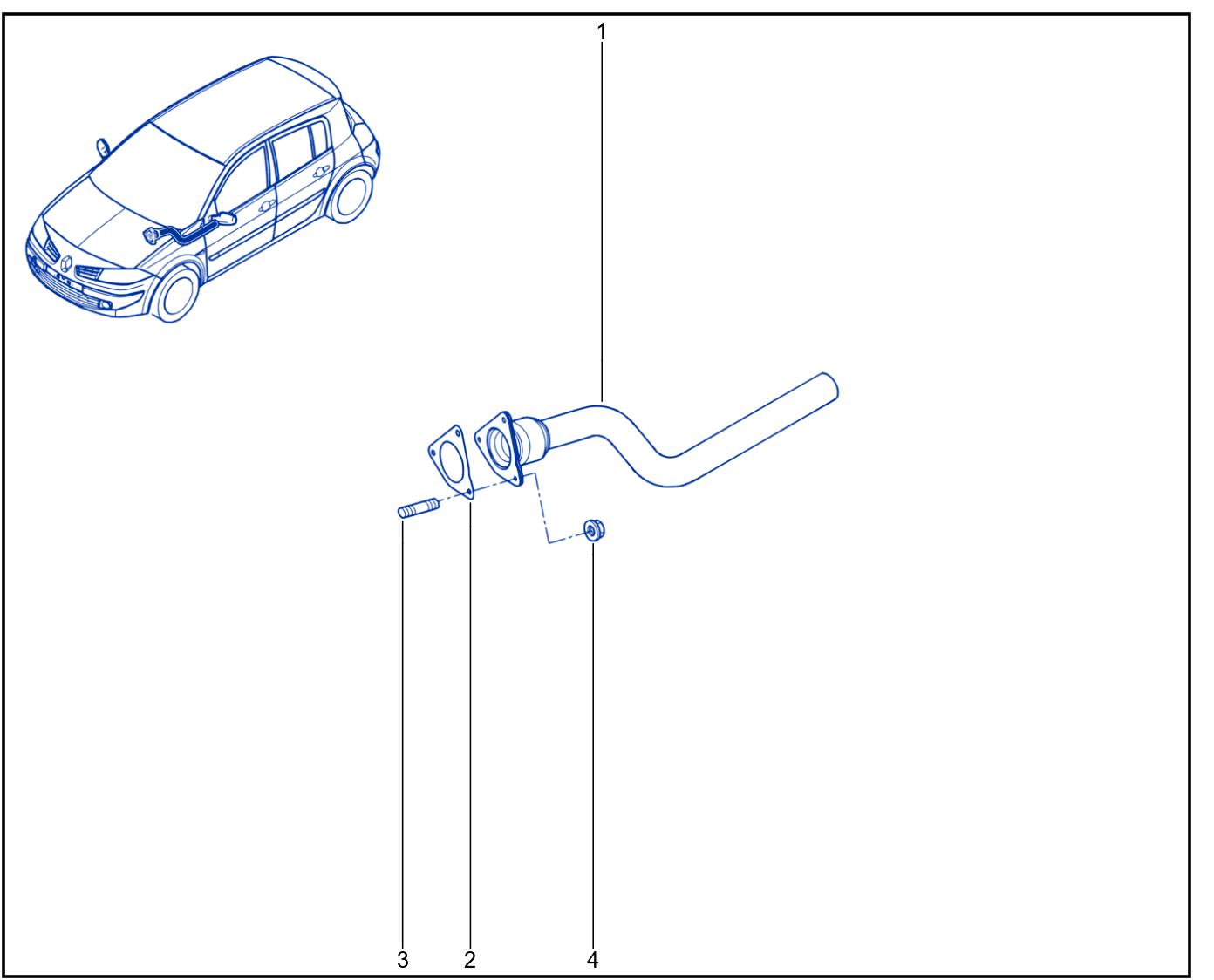 Exhaust Pipe - 01014267
