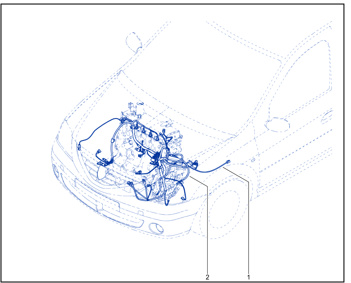 Wiring - Engine Components - 01014489