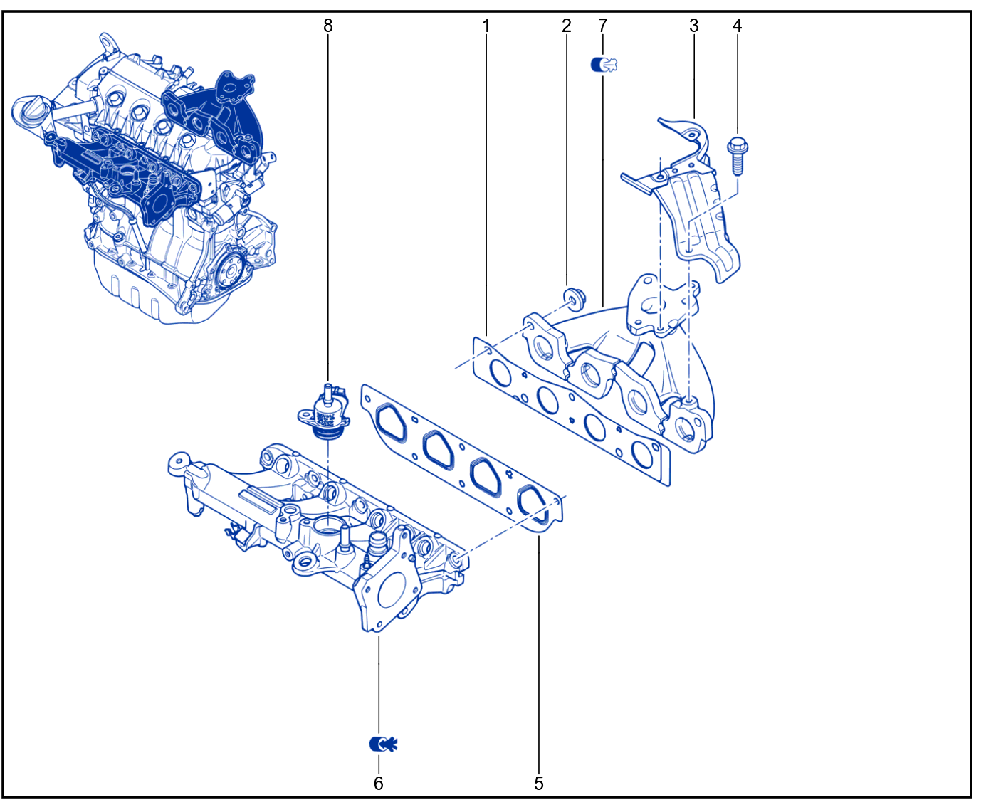 Exhaust Manifold - 01014891