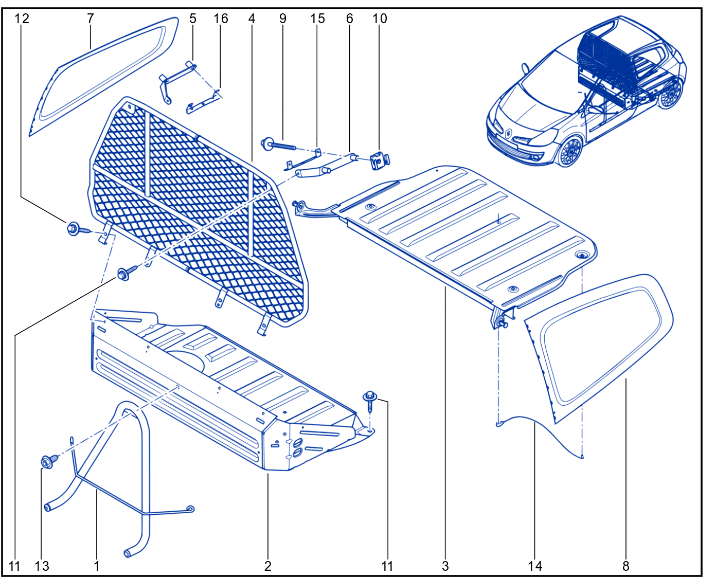 Rear Floor - 01015304