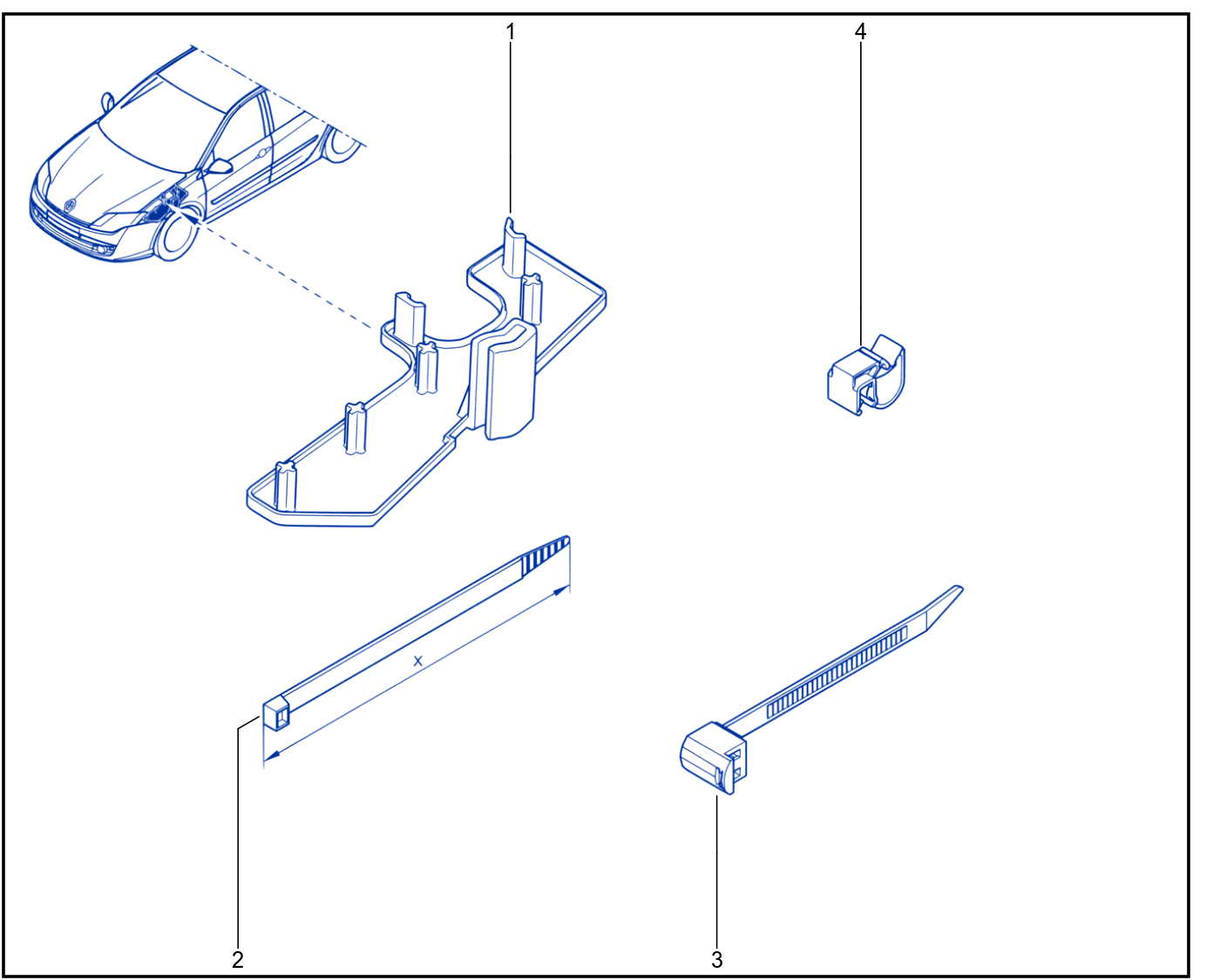 Wiring - Engine Components - 01015423