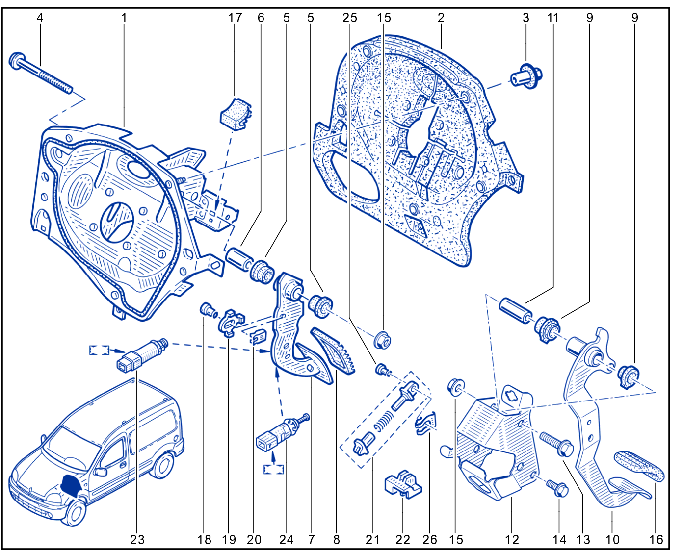 Pedal Assembly - 01015501