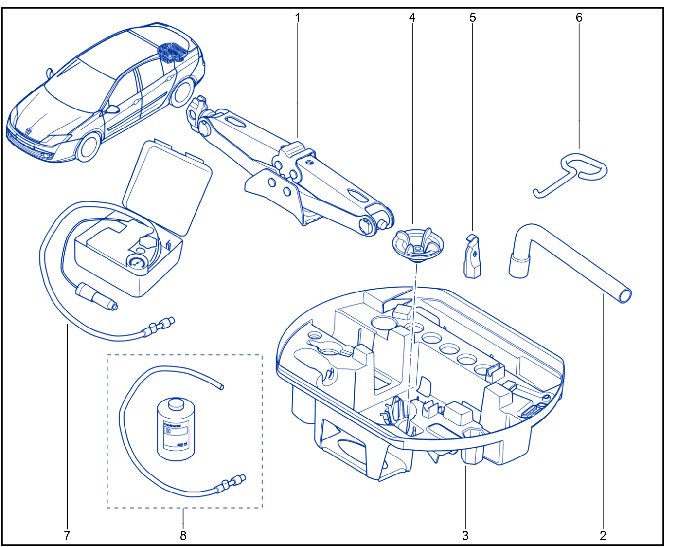 Jack And Anti-Puncture System - 01015528