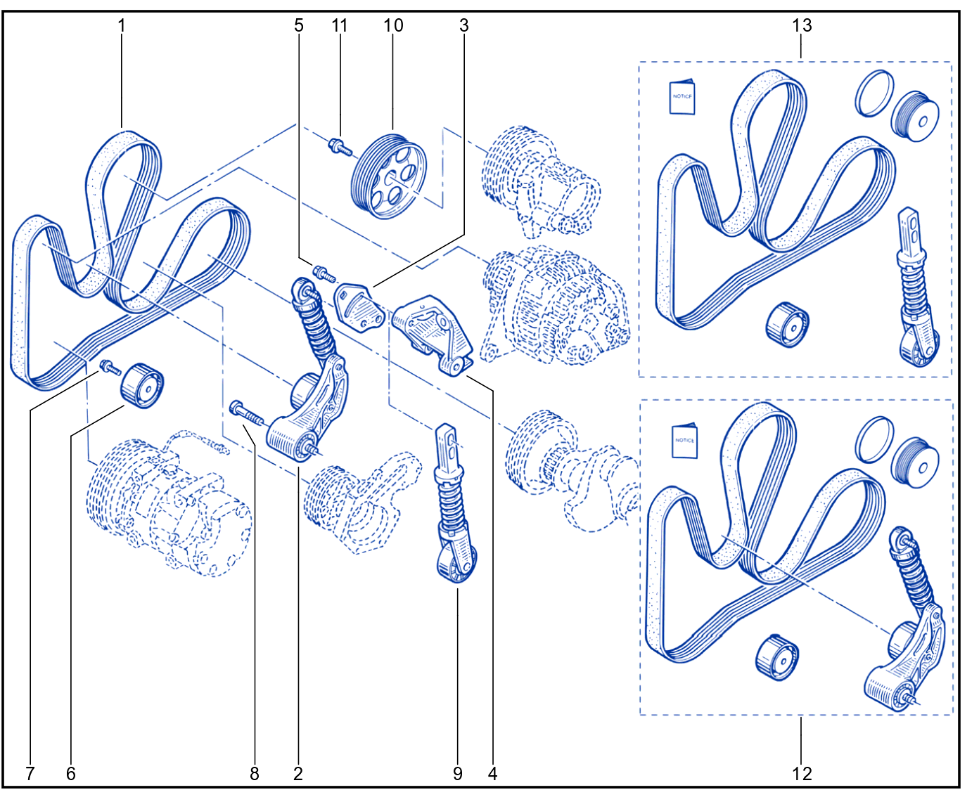 Tensioner - Belt - 01015618