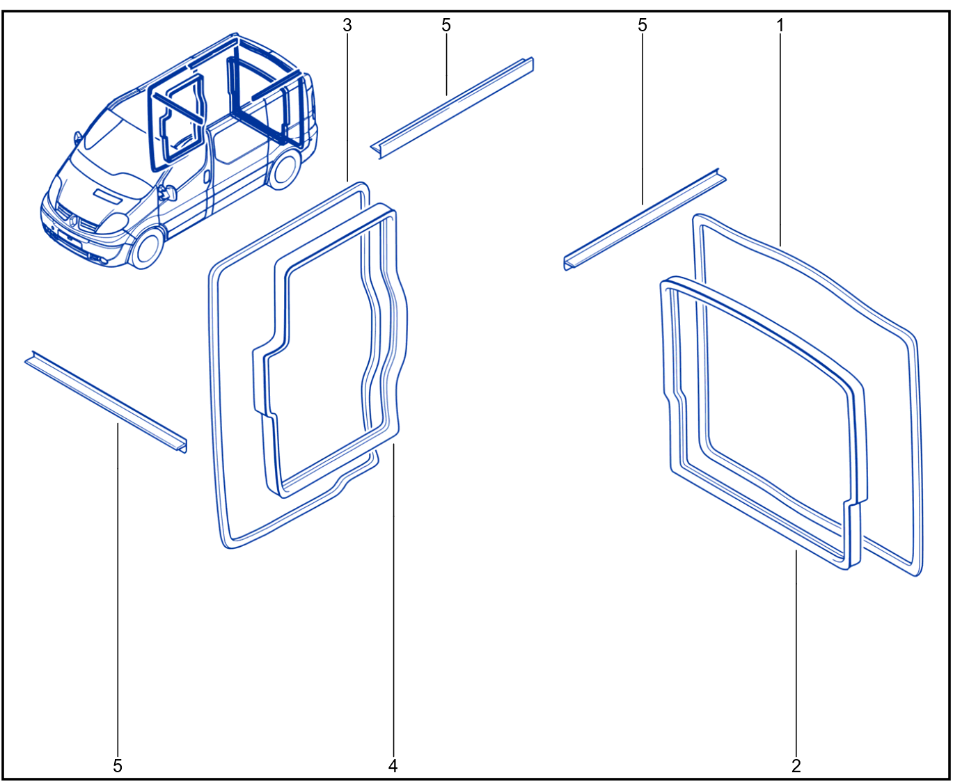 Sealing Of Non-Side Opening Elements - 01015684
