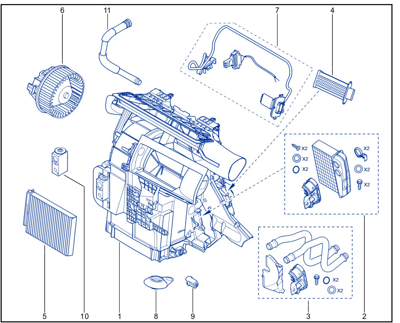 Passenger Compartment Filter - 01015803