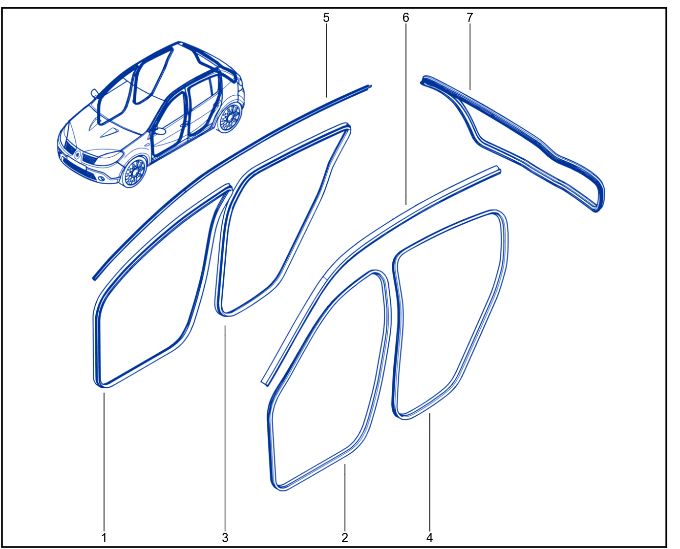 Sealing Of Non-Side Opening Elements - 01016498