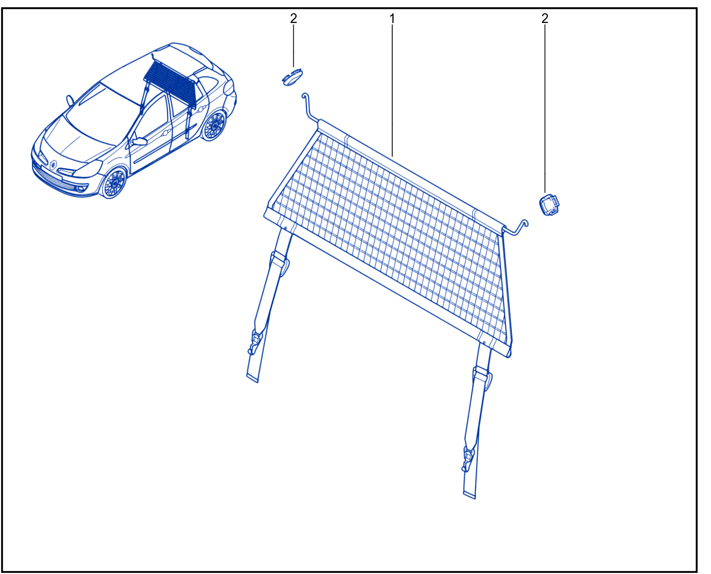 Luggage Retainer - 01016858