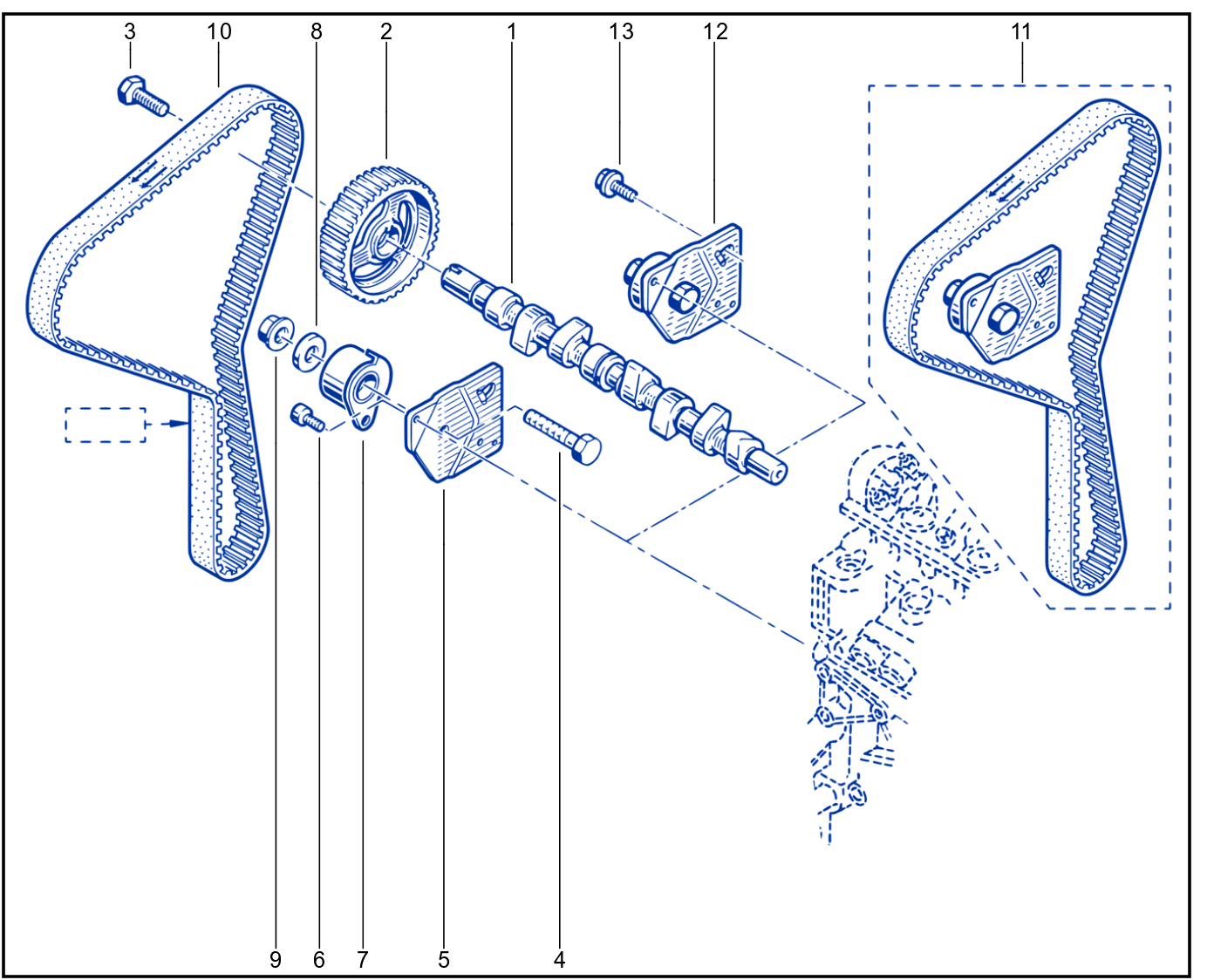 Timing - Camshaft - Valve - 01017087