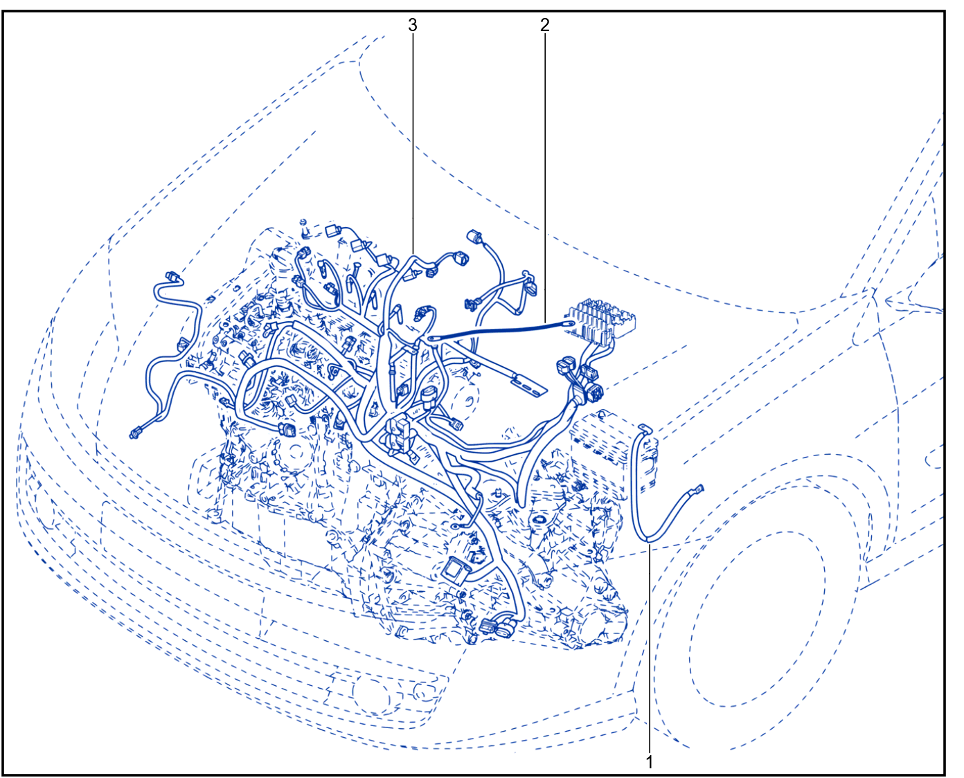 Wiring - Engine Components - 01017287