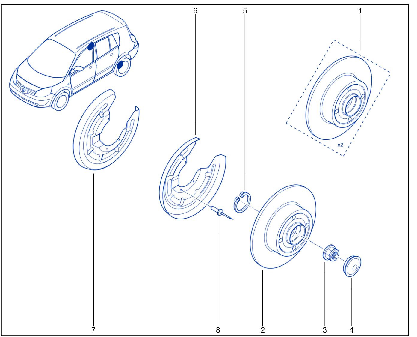 Rear Axle Component - 01017478