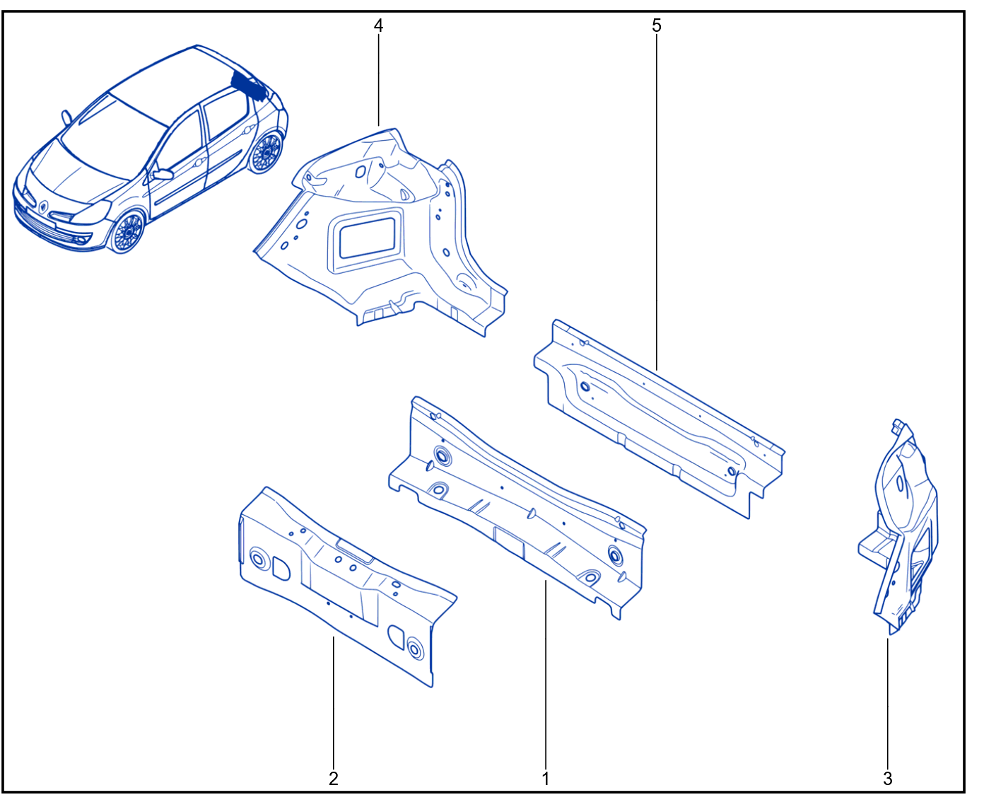 Rear End Panel - 01017487