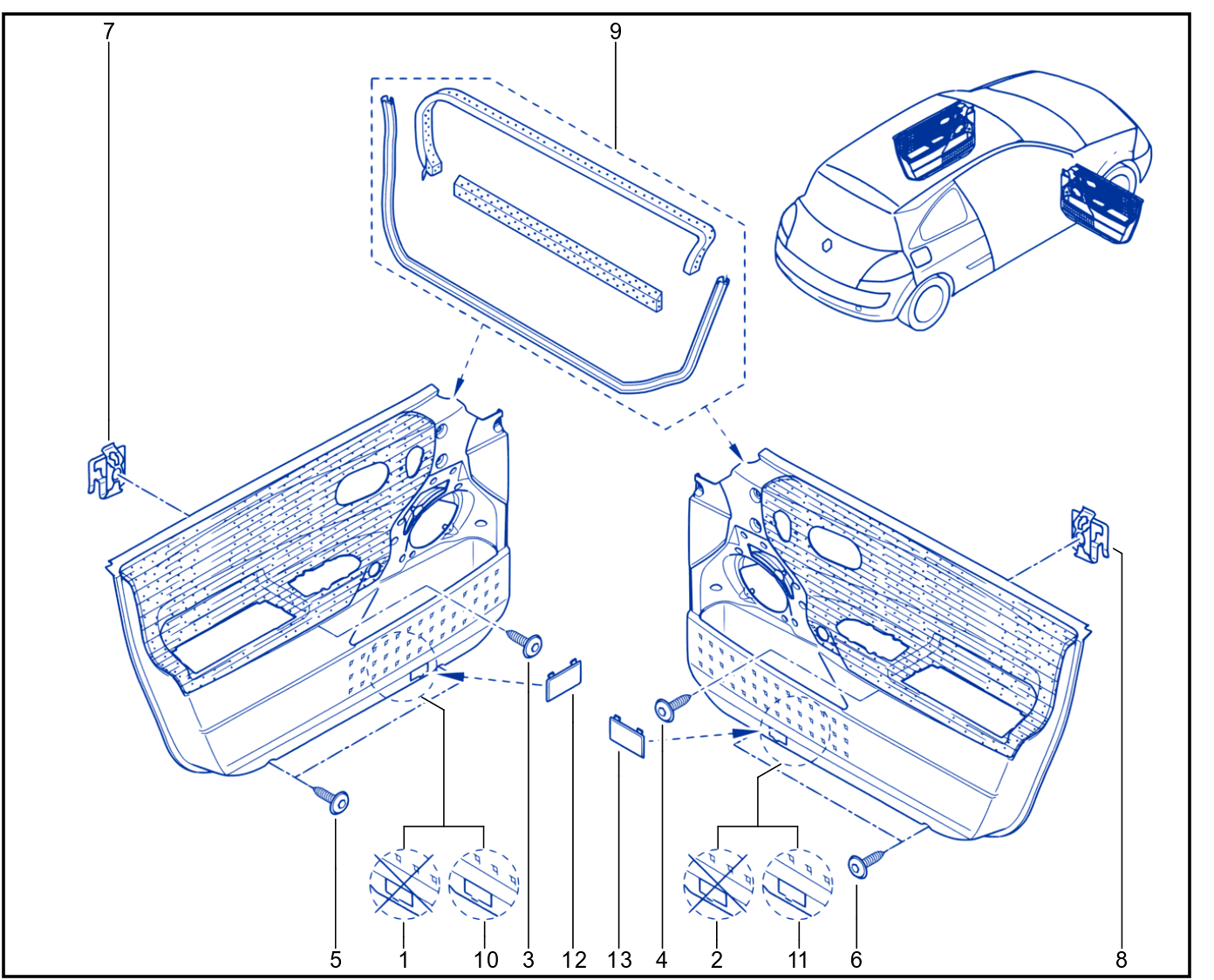 Side Opening Element Trim - 01017511