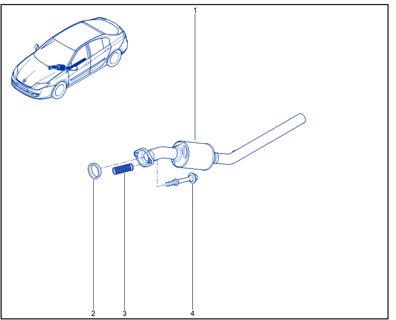 Exhaust Pipe - 01017666