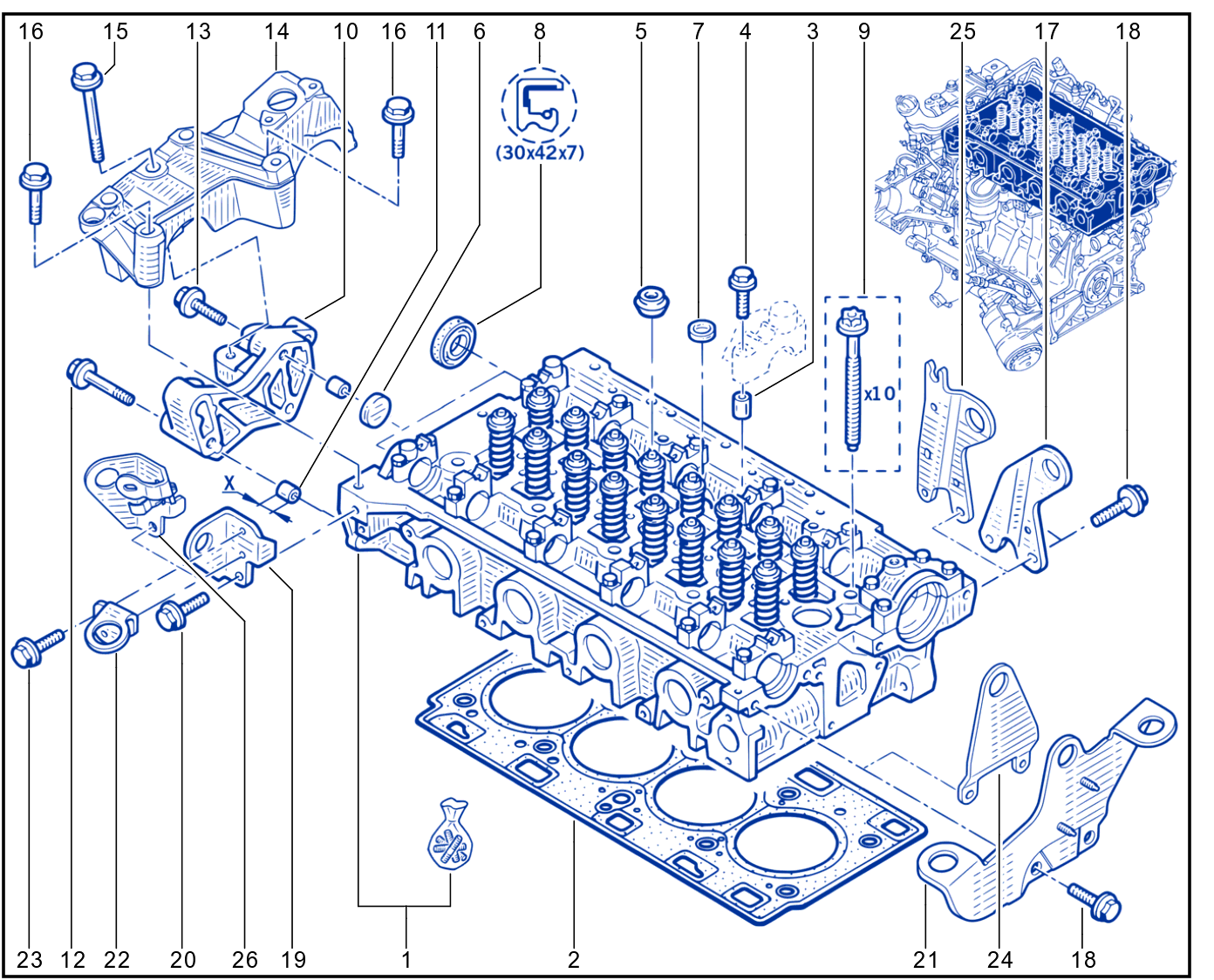 Cylinder Head - 01017760