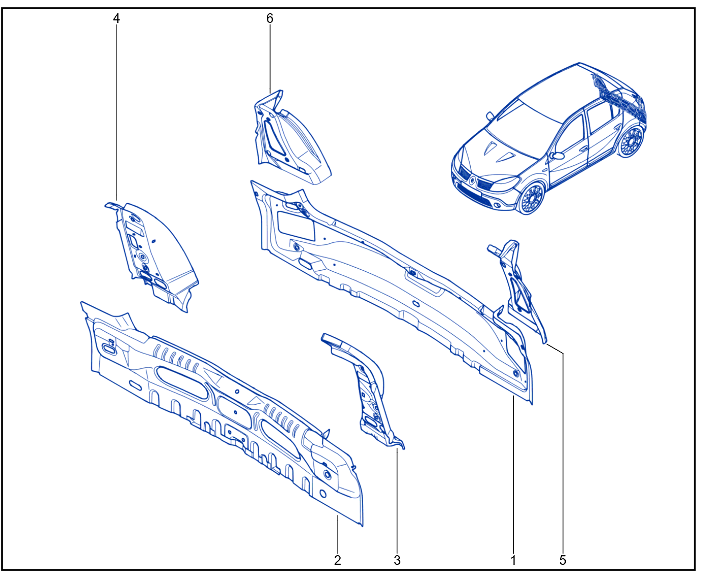 Rear End Panel - 01017761
