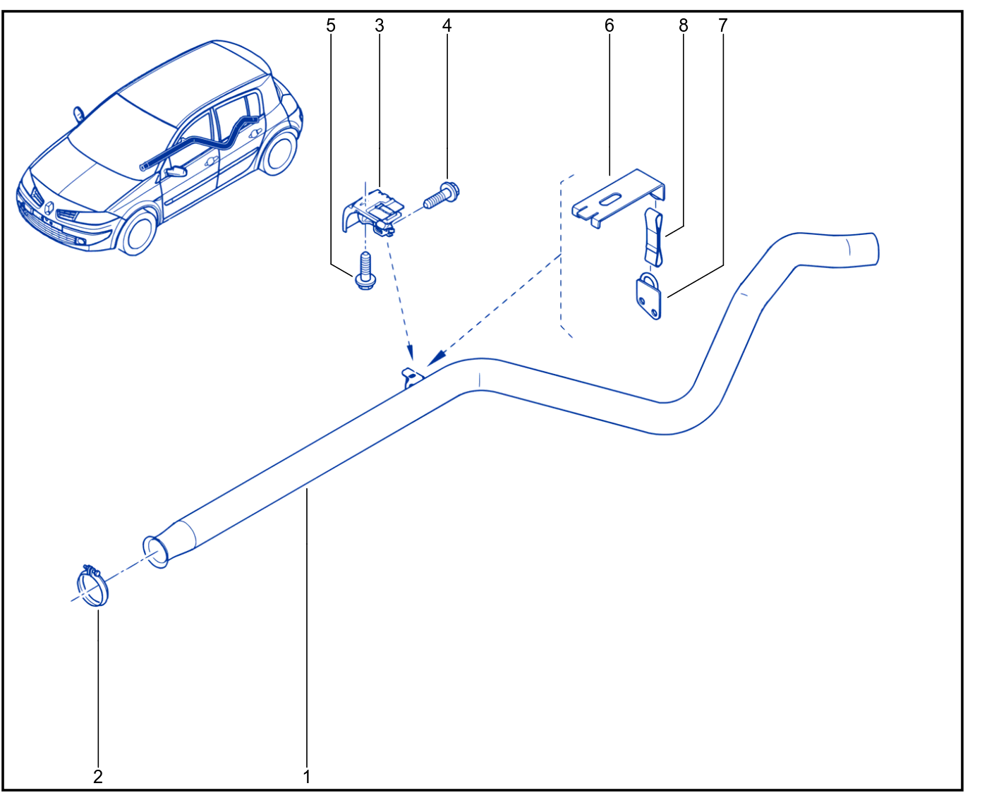Exhaust Pipe - 01017763