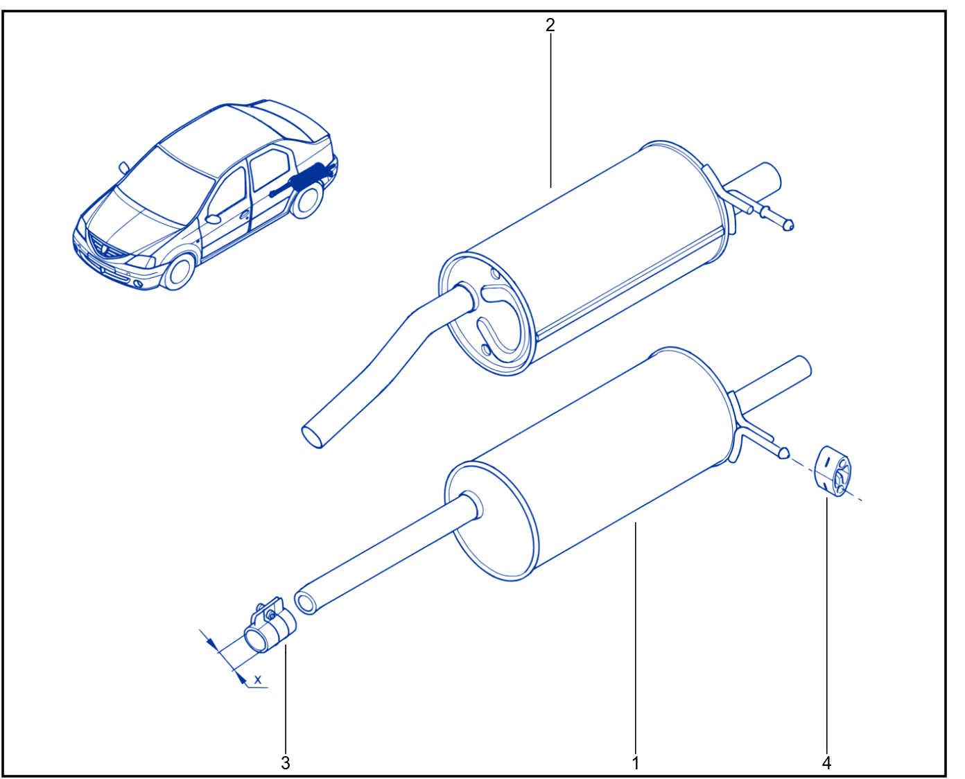 Exhaust Pipe - 01017772