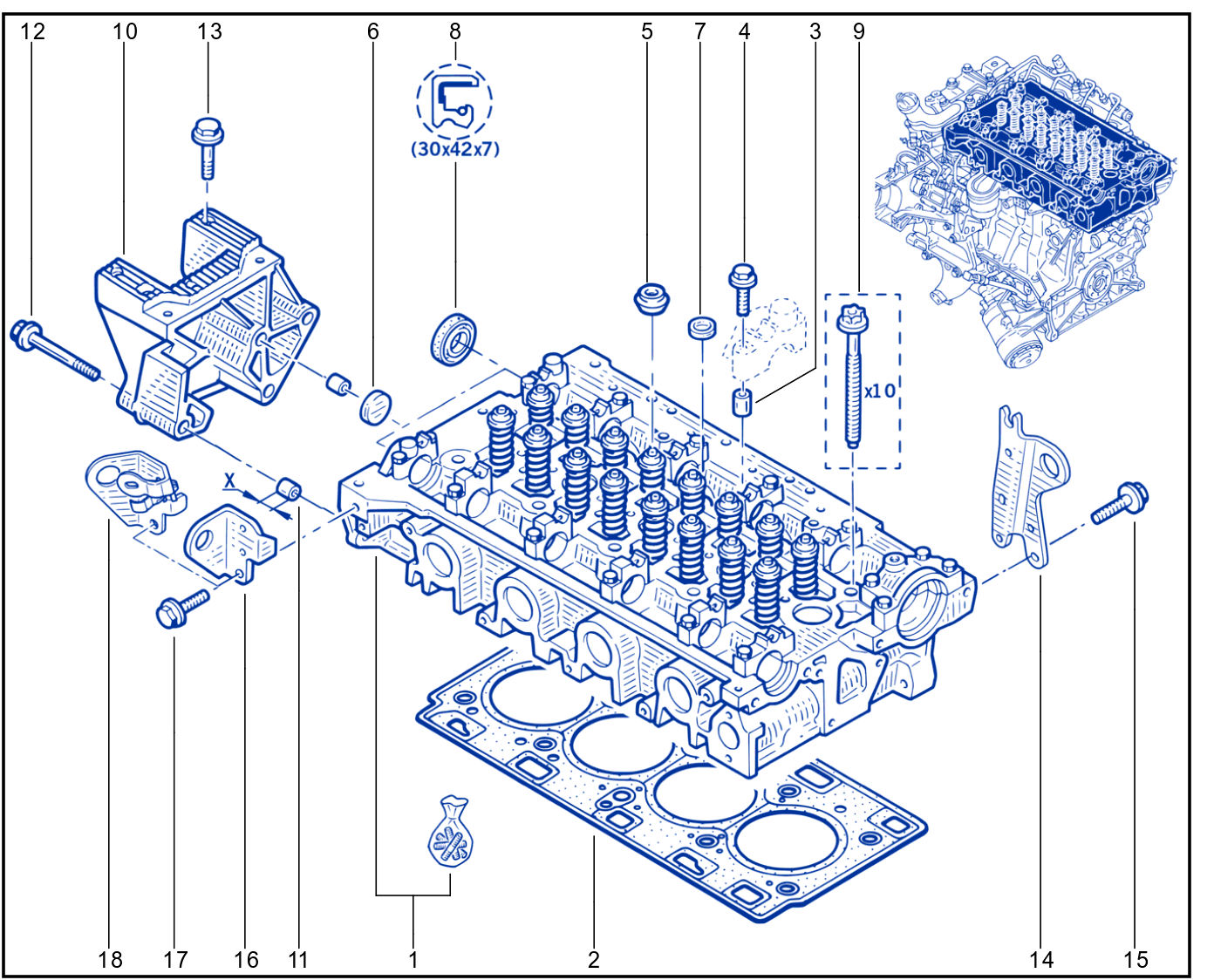 Cylinder Head - 01017817