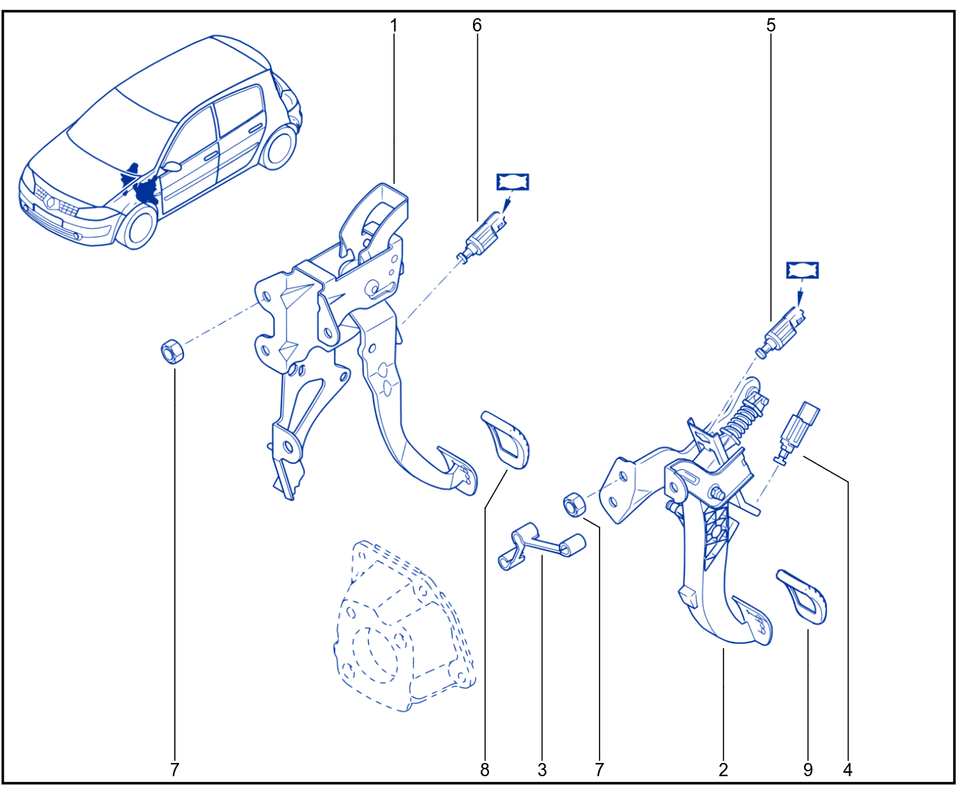Pedal Assembly - 01018105