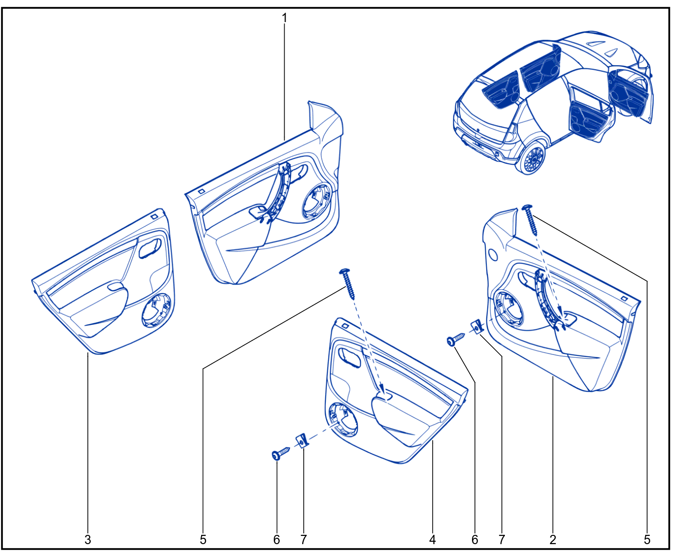 Side Opening Element Trim - 01018185