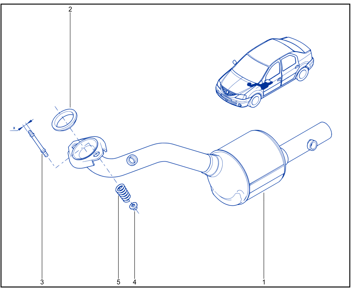 Exhaust Pipe - 01018386