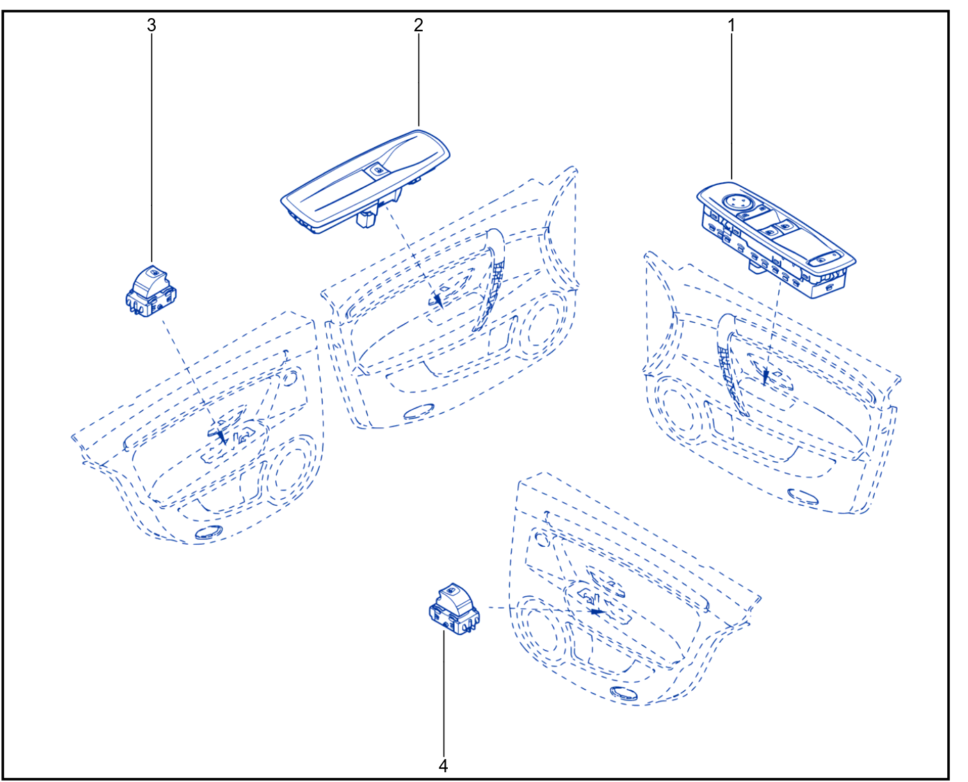 Control On Side Opening Elements - 01018391