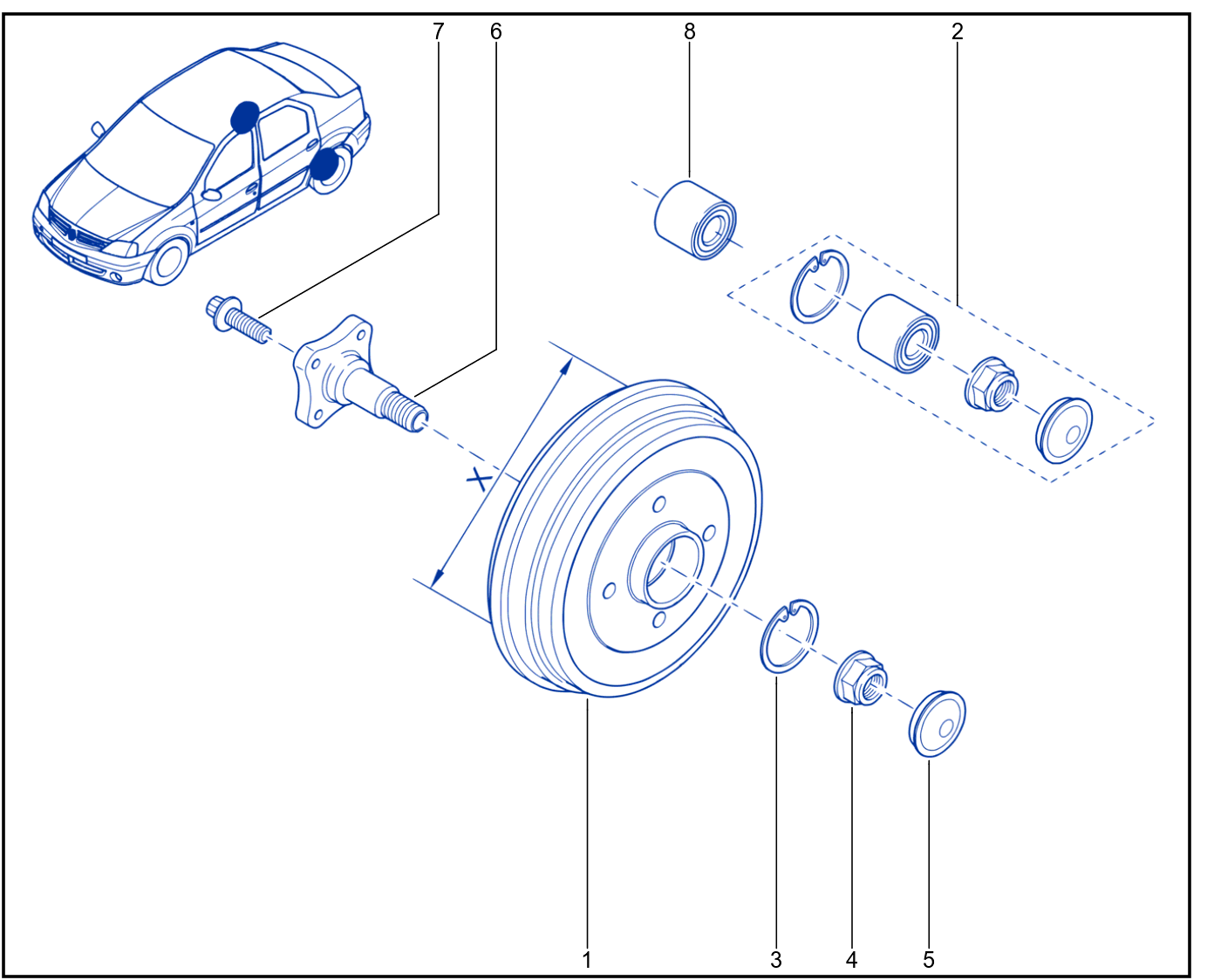 Rear Brake - 01018521