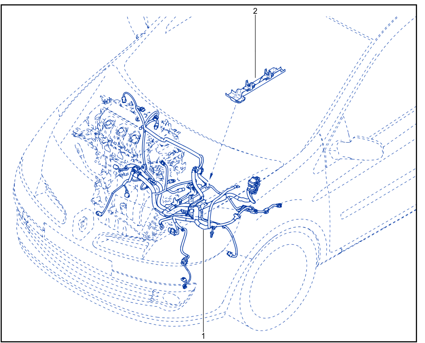 Wiring - Engine Components - 01018774