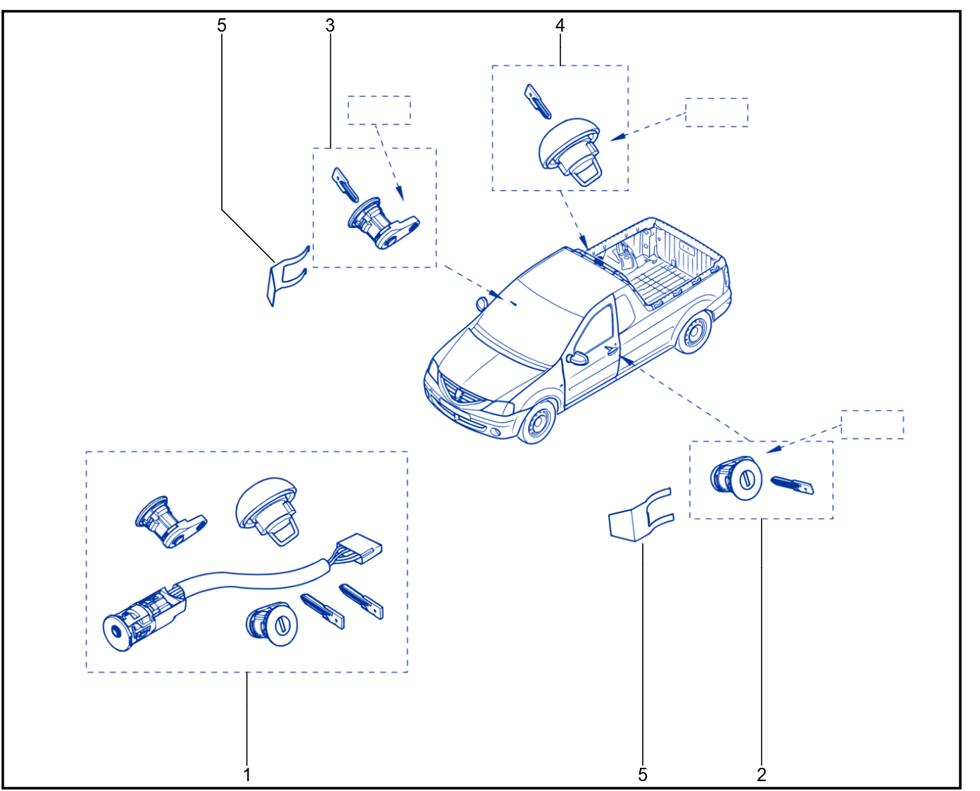 Rear Opening Element Control And Mechanism - 01018946