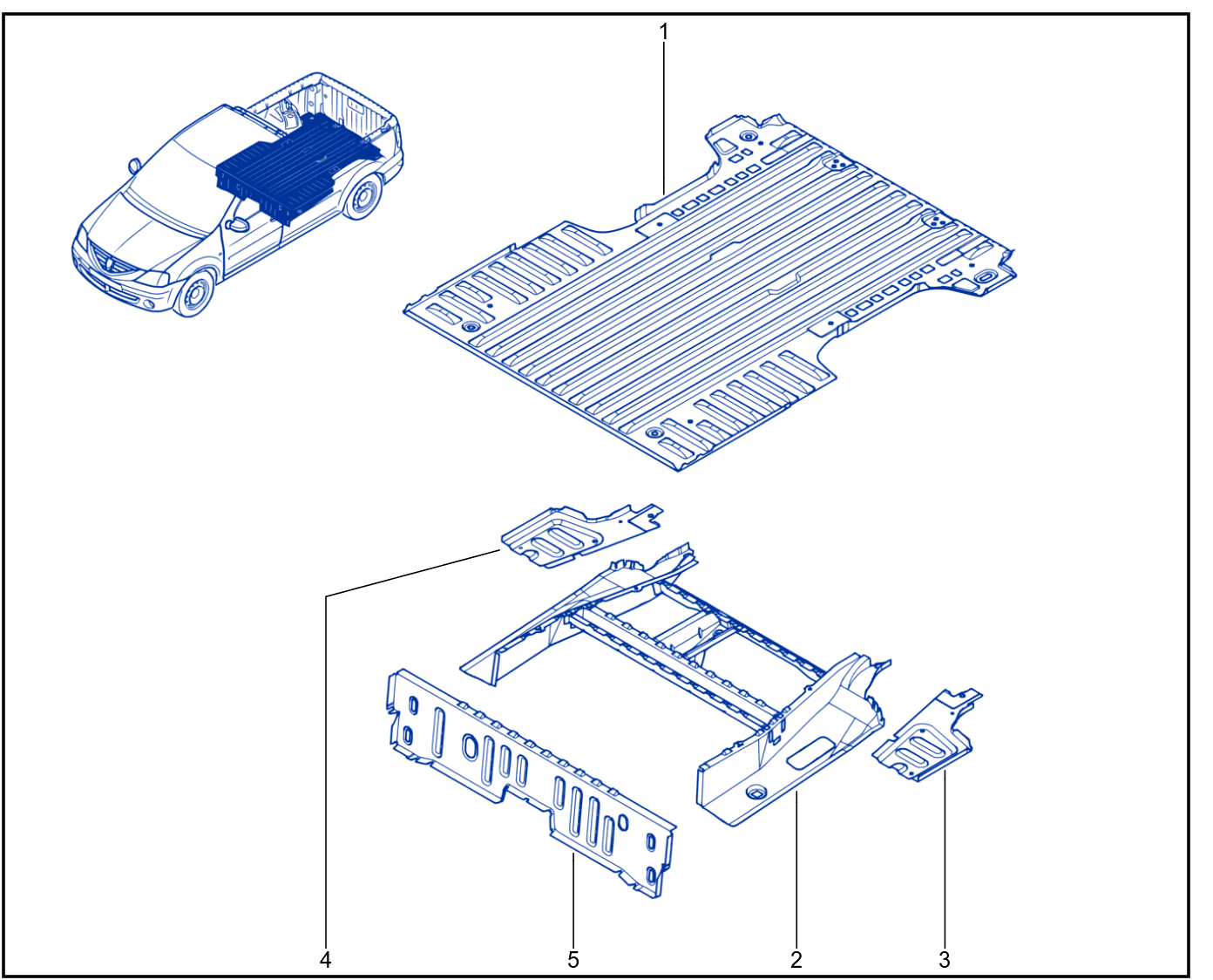 Rear Floor - 01019616