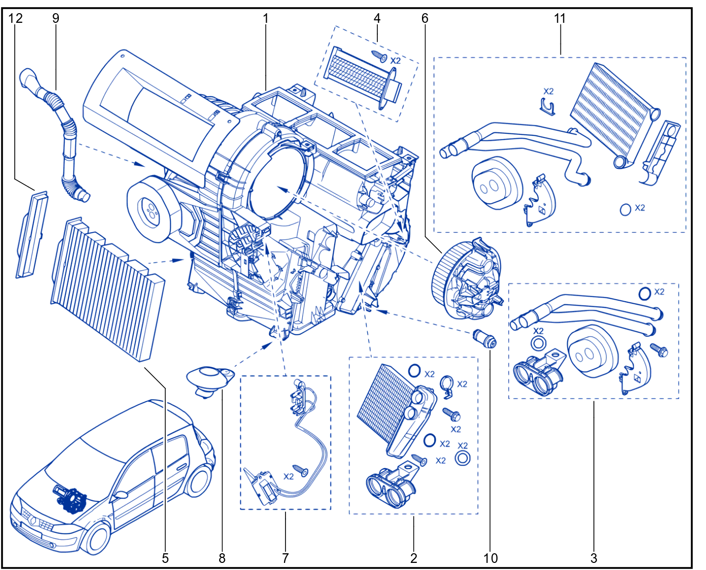 Passenger Compartment Filter - 01020459
