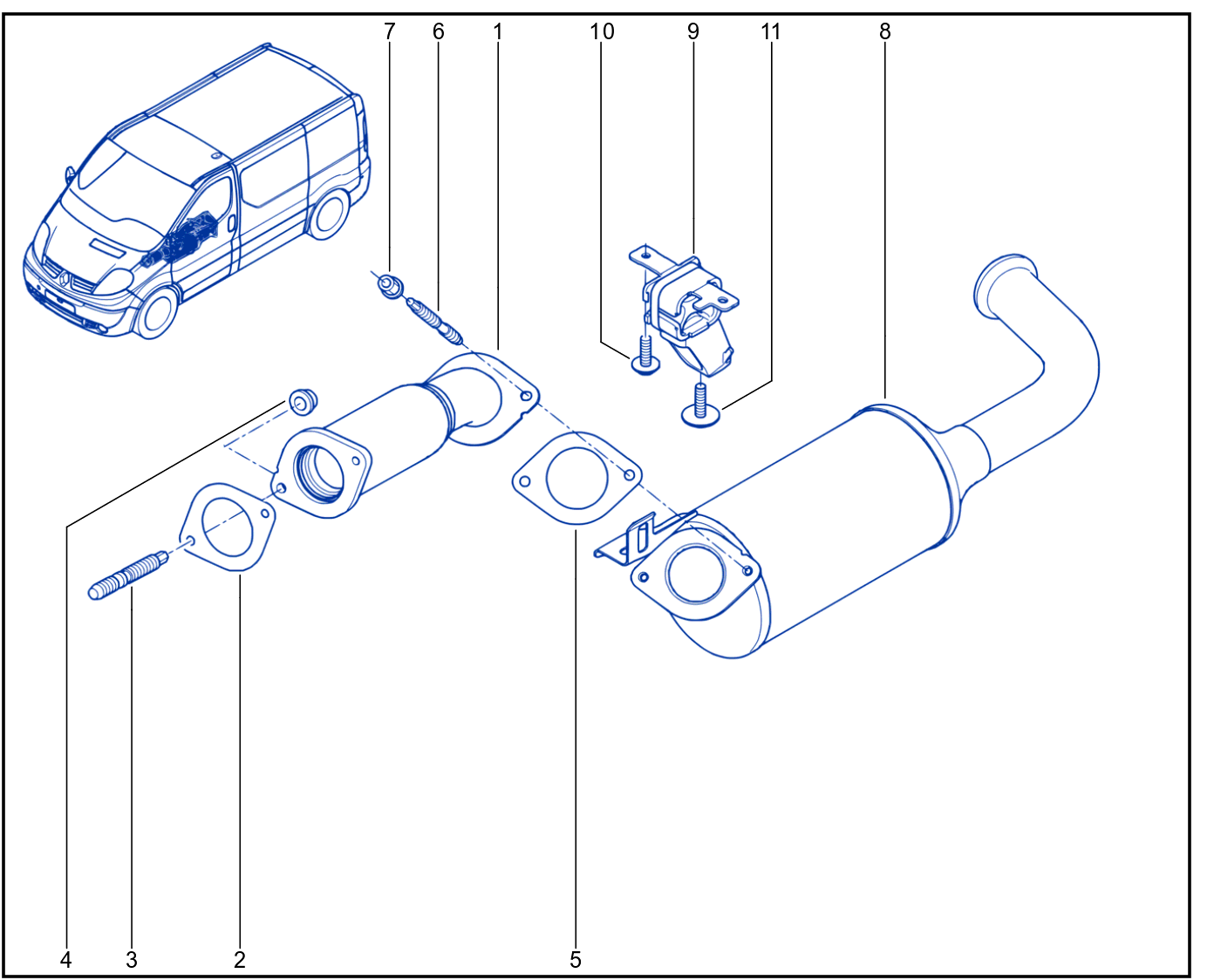 Exhaust Pipe - 01020628